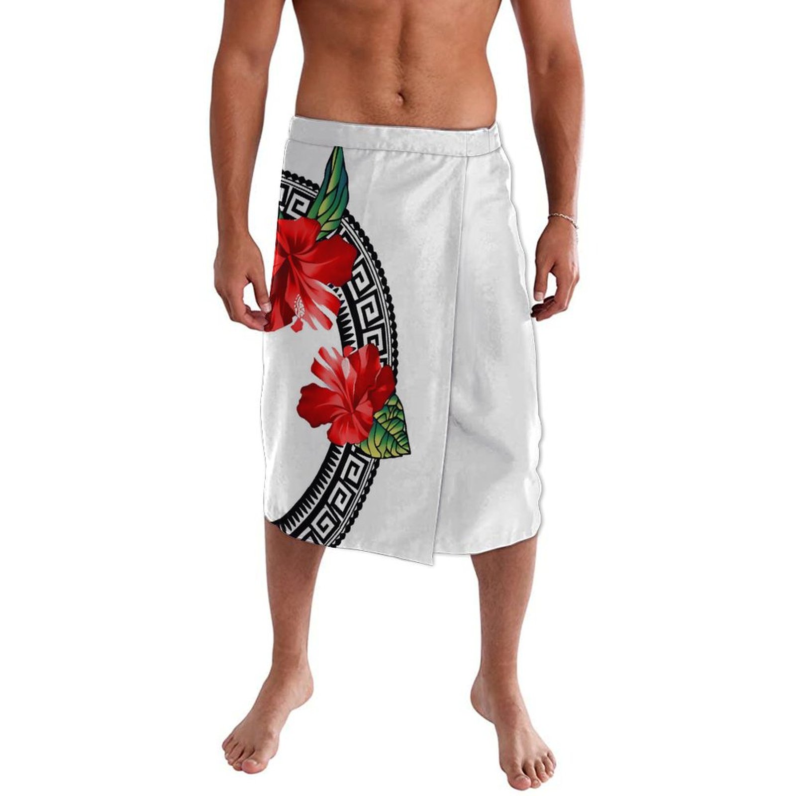 مريلة الشاطئ البولينيزية التقل - مراجعة Sarong Men Wrap وسعره