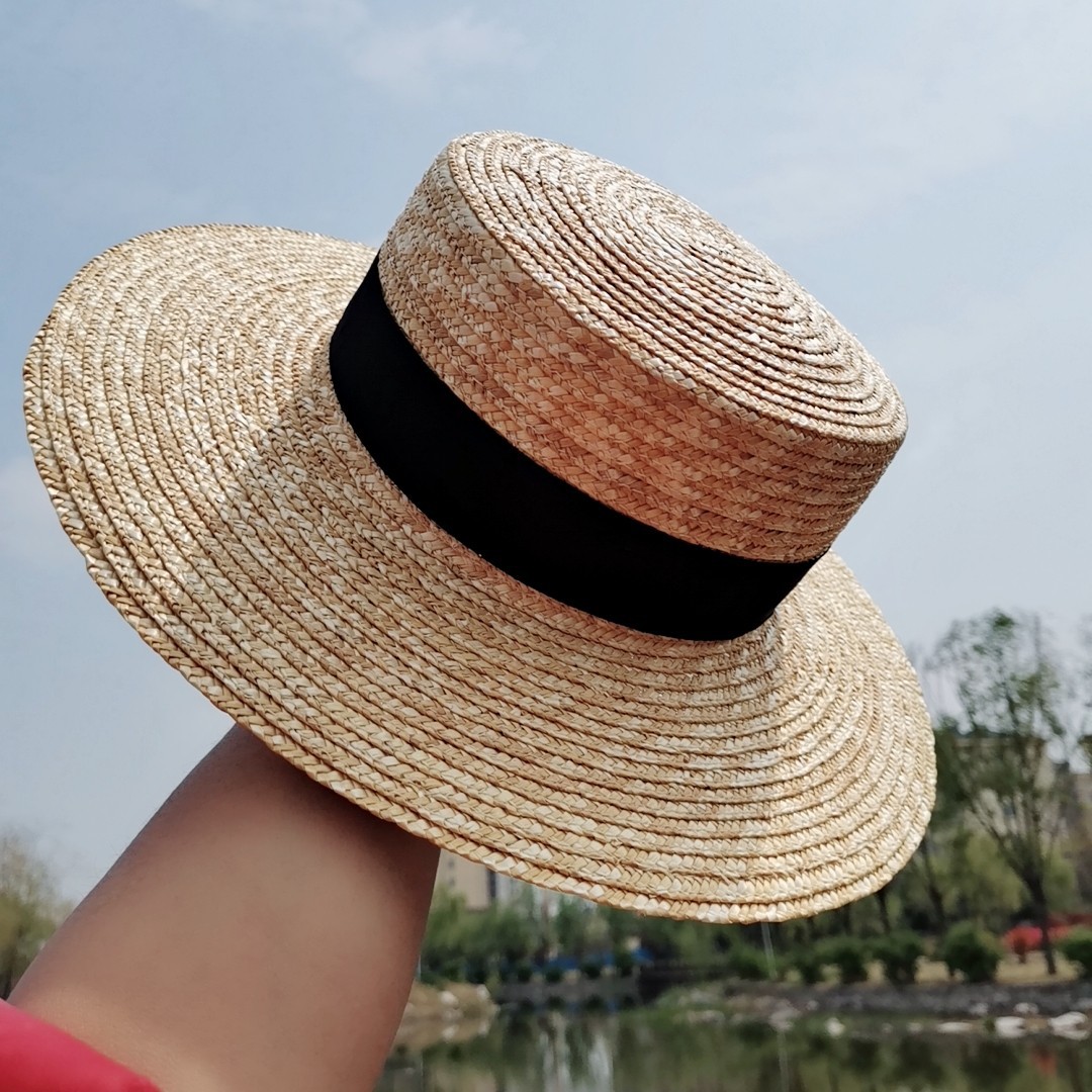 قبعة قش فرنسية أنيقة للنساء بش - مراجعة Bucket Hat Straw وسعره