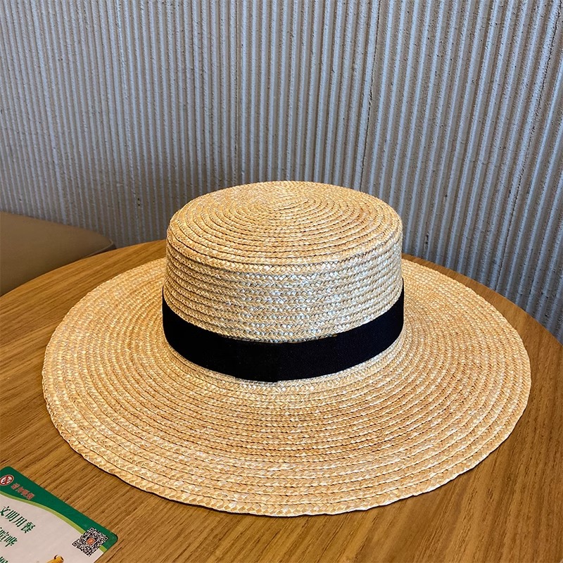 قبعة قش فرنسية أنيقة للنساء بش - مراجعة Bucket Hat Straw وسعره
