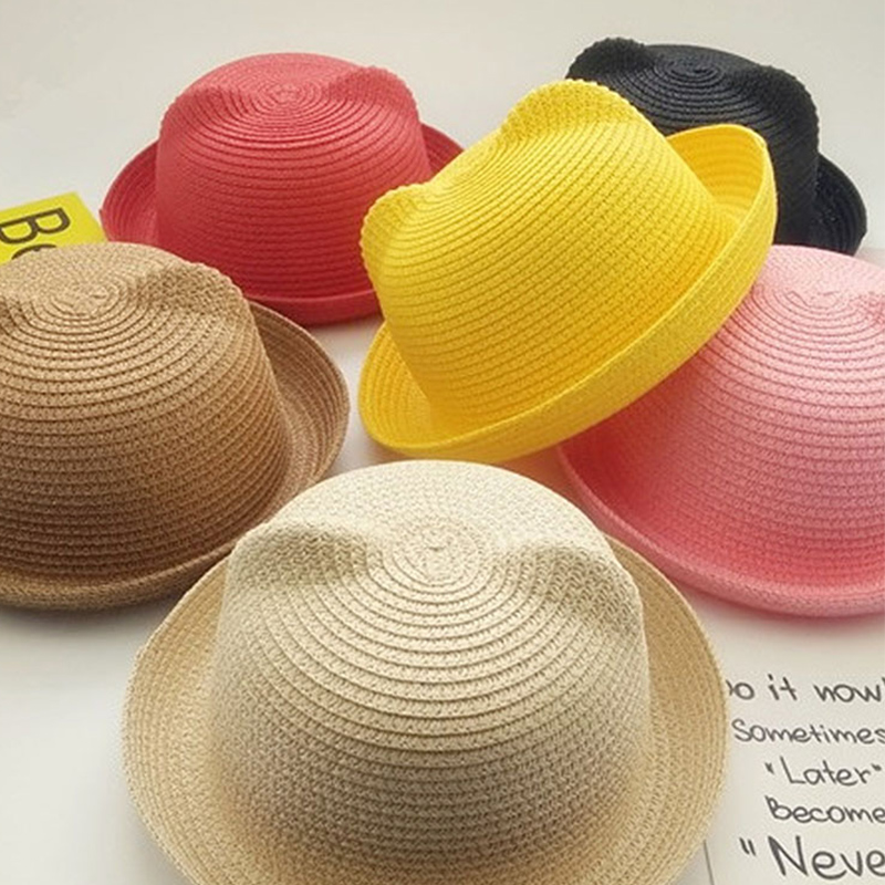لطيف القط الأذن تنفس منحني حاف - مراجعة Bucket Hat Straw وسعره