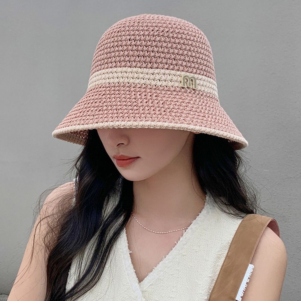 أزياء أنيقة القوس صياد قبعة ال - مراجعة Bucket Hat Straw وسعره