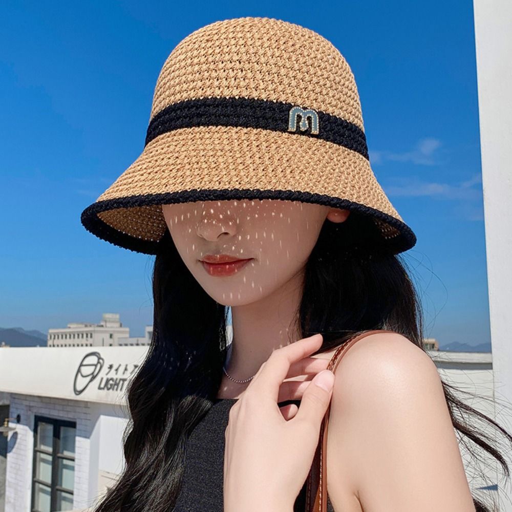 أزياء أنيقة القوس صياد قبعة ال - مراجعة Bucket Hat Straw وسعره