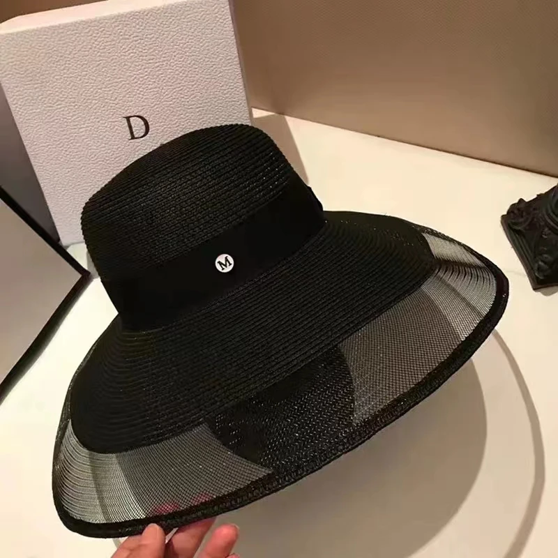 قبعة شمس نسائية من القش قابلة  - مراجعة Bucket Hat Straw وسعره