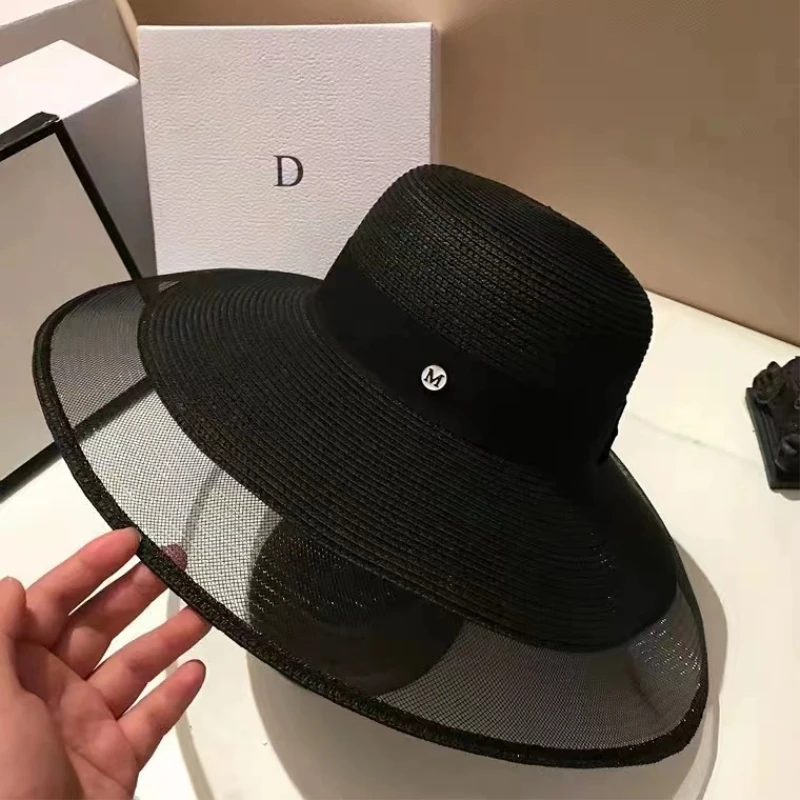 قبعة شمس نسائية من القش قابلة  - مراجعة Bucket Hat Straw وسعره